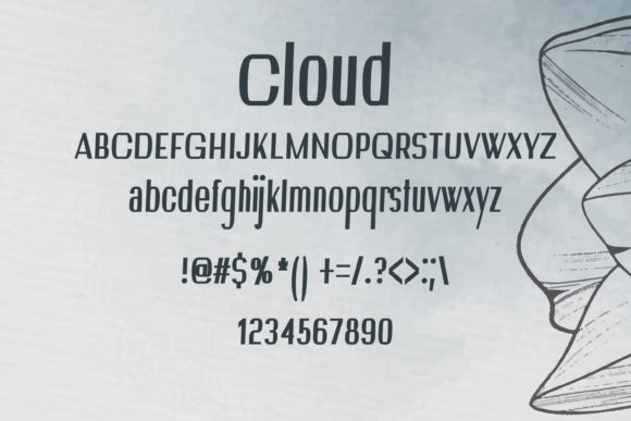 Cloud Font - Preview 1