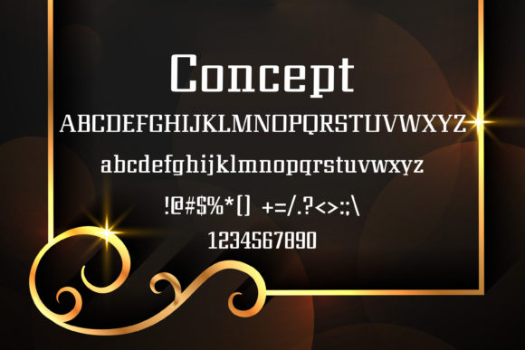 Concept Font - Preview 1