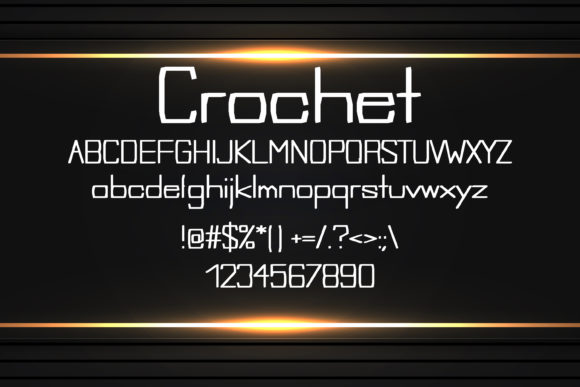 Crochet Font - Preview 1