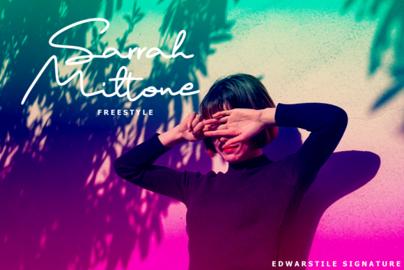 Edwarstile Signature Font - Preview 3