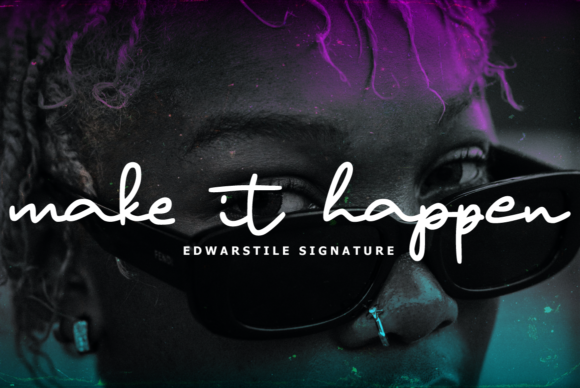 Edwarstile Signature Font - Preview 5