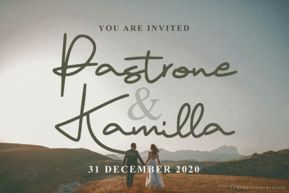 Edwarstile Signature Font - Preview 6