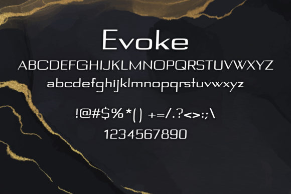 Evoke Font - Preview 1