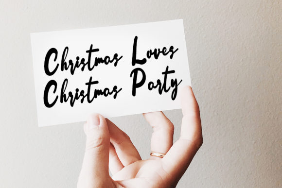 Father Santa Font PNG with transparent background - Preview 3