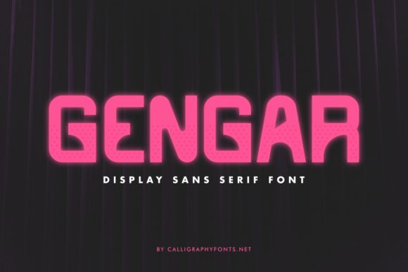 Gengar Font - Preview 1