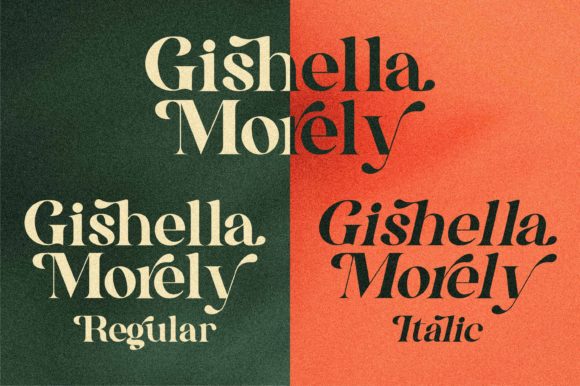 Gishella Morely Font PNG with transparent background - Preview 1
