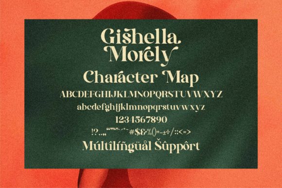 Gishella Morely Font PNG with transparent background - Preview 4