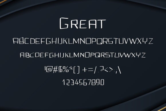 Great Font - Preview 1