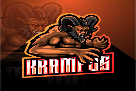 Krampus Esport Mascot Logo