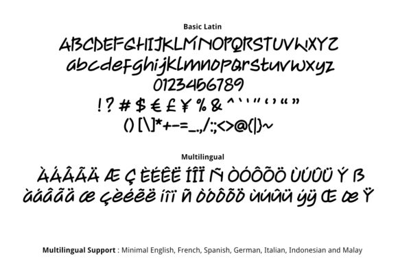 Pendulum Font PNG with transparent background - Preview 1