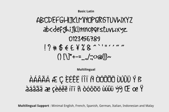 Primata Font PNG with transparent background - Preview 1