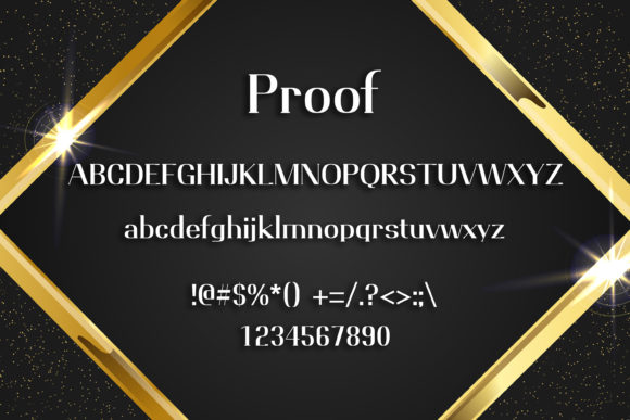 Proof Font PNG with transparent background - Preview 1