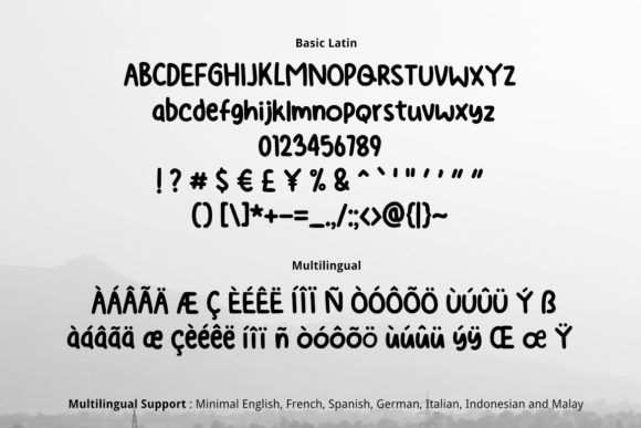 Red Angus Font PNG with transparent background - Preview 1