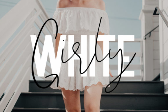 Red Hair Sensual Duo Font PNG with transparent background - Preview 4