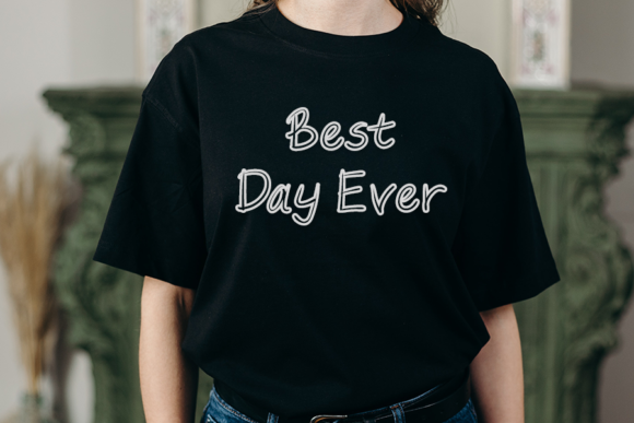 Smart Holiday Font PNG with transparent background - Preview 4