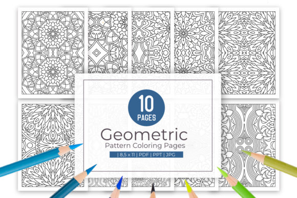 10 Relaxing Coloring Pages for Adult