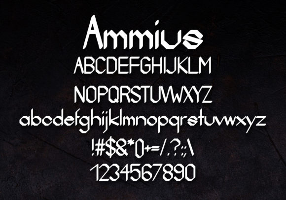 Ammius Font - Preview 1