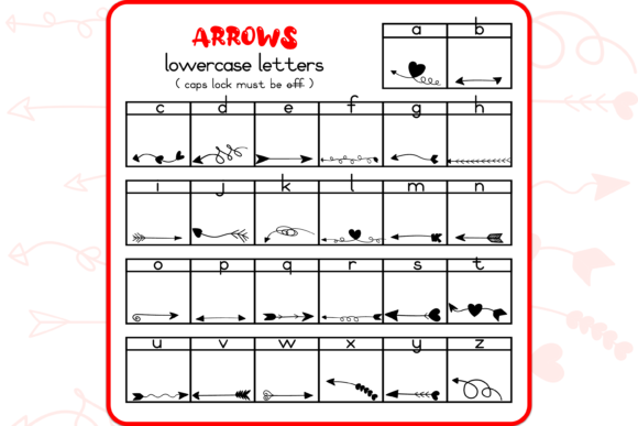 Arrows Dingbats Font - Preview 2