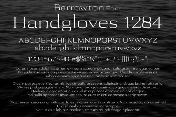 Barrowton Font - Preview 1