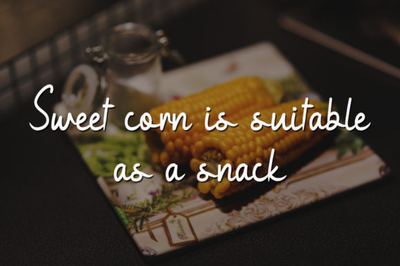 Boiled Corn Font - Preview 1