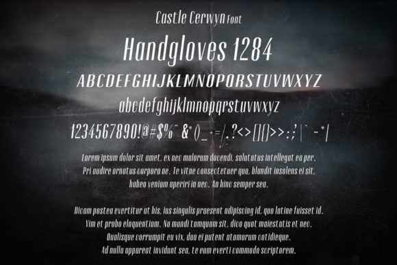 Castle Cerwyn Font - Preview 1