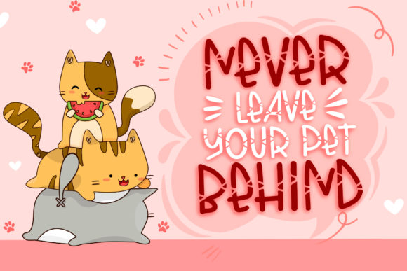 Cat Whiskers Font - Preview 4