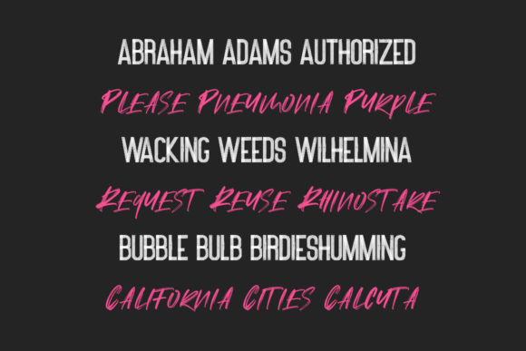 Chorus Font PNG with transparent background - Preview 1