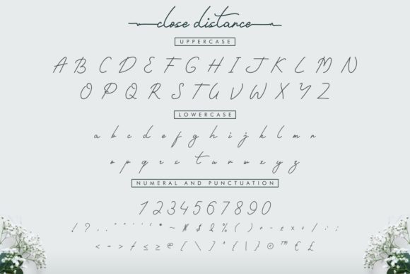 Close Distance Font PNG with transparent background - Preview 4