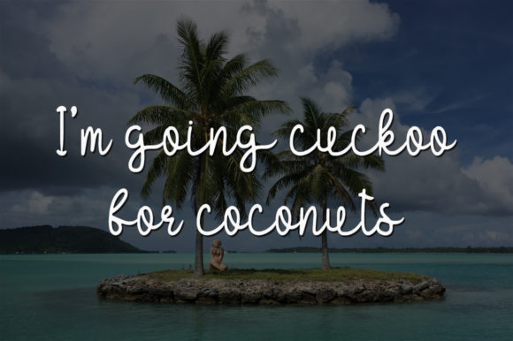 Coconut Palm Font - Preview 3