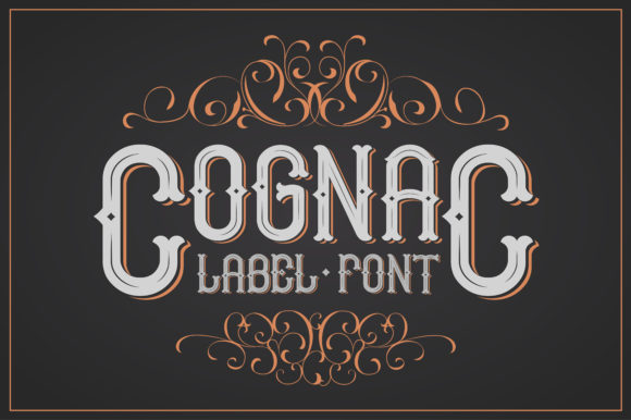 Cognac Font by Fractal Font factory · Creative Fabrica font preview