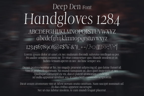 Deep Den Font - Preview 1