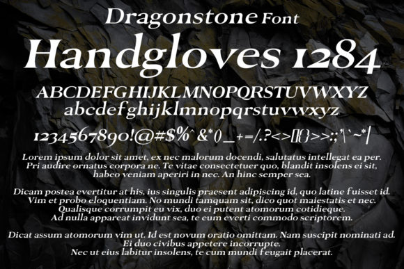 Dragonstone Font - Preview 1