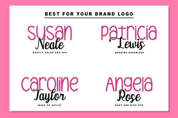 Elena Spica Font PNG with transparent background - Preview 3