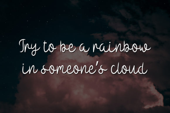 Evening Cloud Font - Preview 2