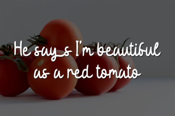 Fresh Tomato Font - Preview 2