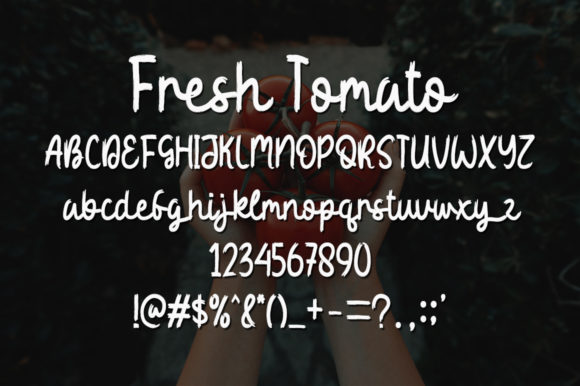 Fresh Tomato Font - Preview 3