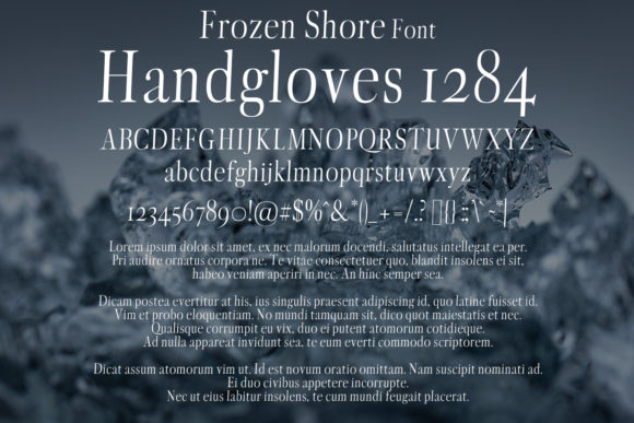 Frozen Shore Font - Preview 1
