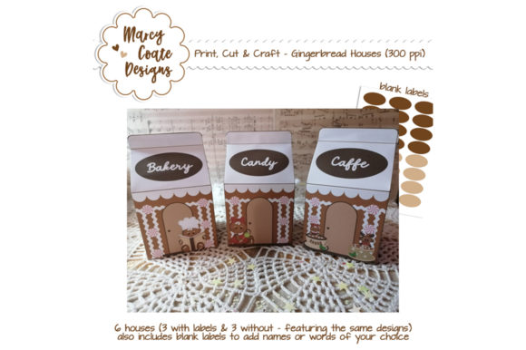 Gingerbread House Printable Milk Cartons Graphics