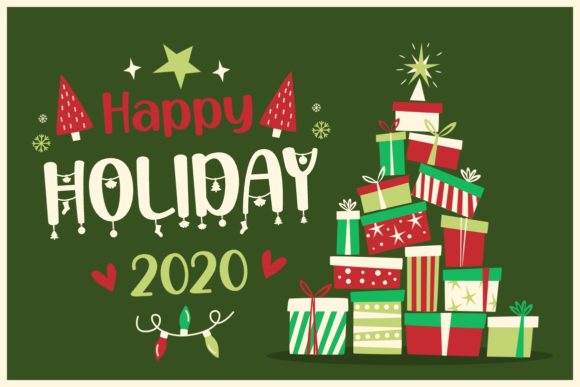 Happy Christmas Party Font - Preview 1