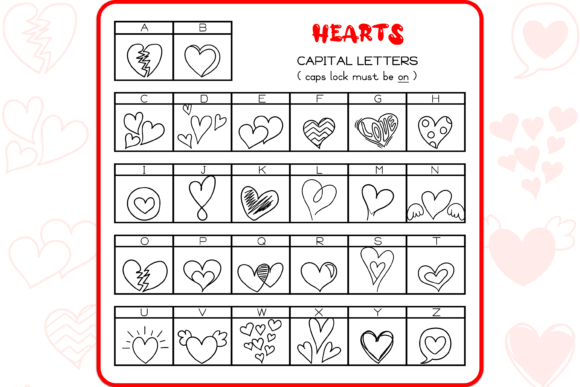 Heart Dingbats Font - Preview 1