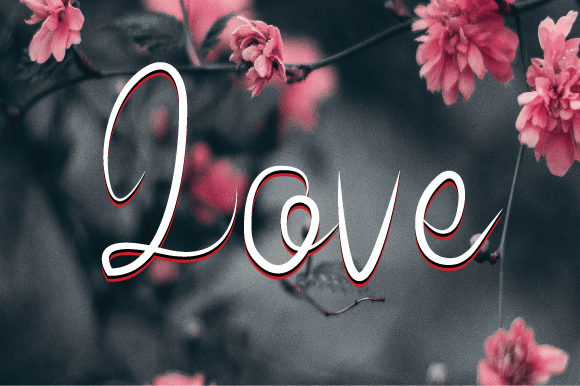 Krismi Font PNG with transparent background - Preview 1