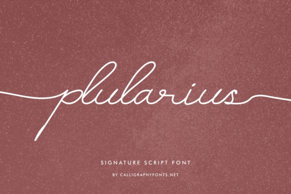 Plularius Font PNG with transparent background - Preview 1