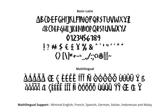 Purba Font PNG with transparent background - Preview 1