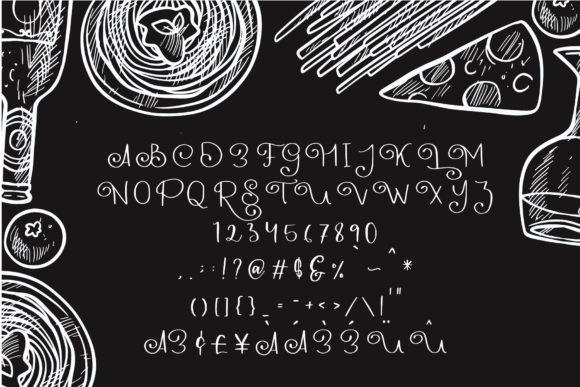 Rasa Italia Font PNG with transparent background - Preview 3
