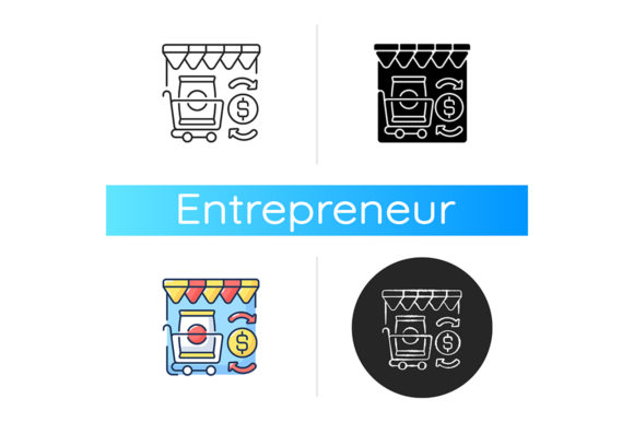 Retail Trade Icon Graphic by IMG visuals icons · Creative Fabrica
