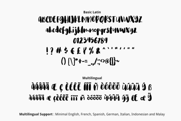 Rosemala Font PNG with transparent background - Preview 1