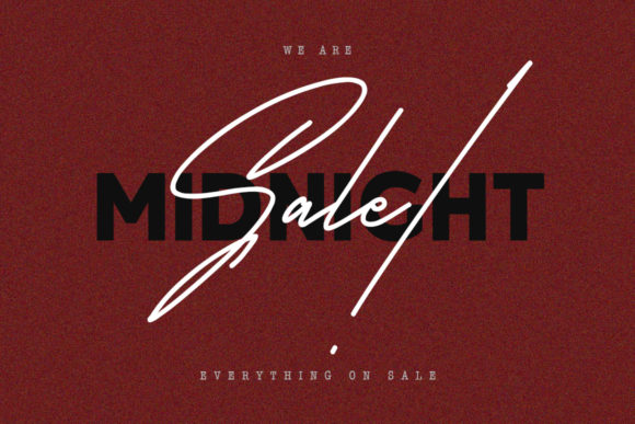 Satilas Signature Font PNG with transparent background - Preview 2
