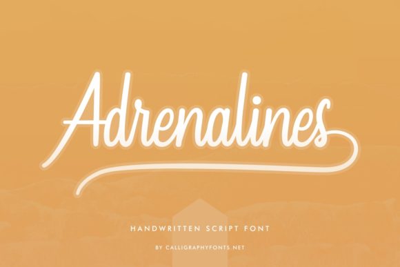 Adrenalines Font - Preview 1