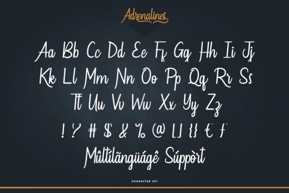 Adrenalines Font - Preview 4