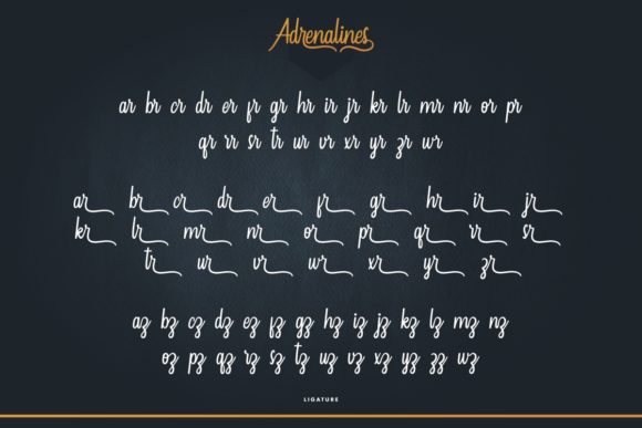 Adrenalines Font - Preview 6